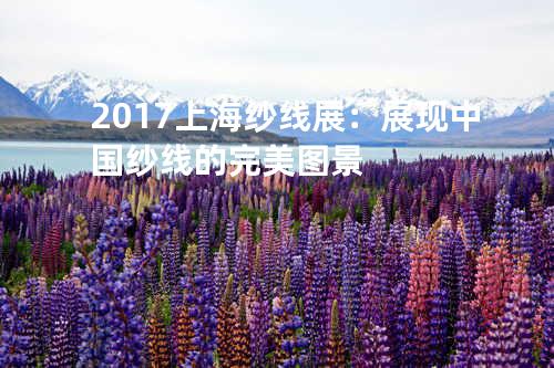 2017上海纱线展：展现中国纱线的完美图景